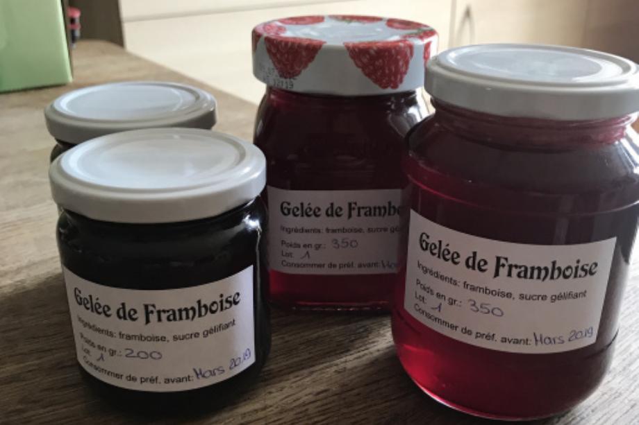 Gelée de framboises