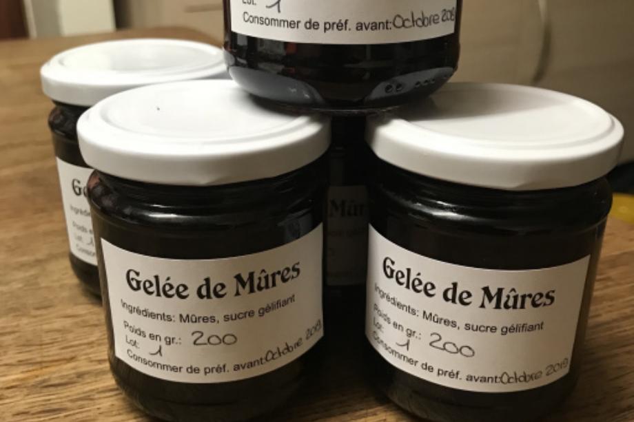 Confiture de mûrs